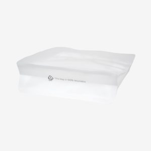 Flat Bottom Recyclable White